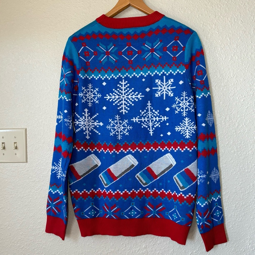 Tipsy Elves Natural Light ugly Christmas sweater. 100% acrylic. Men’s size M - Picture 5 of 8